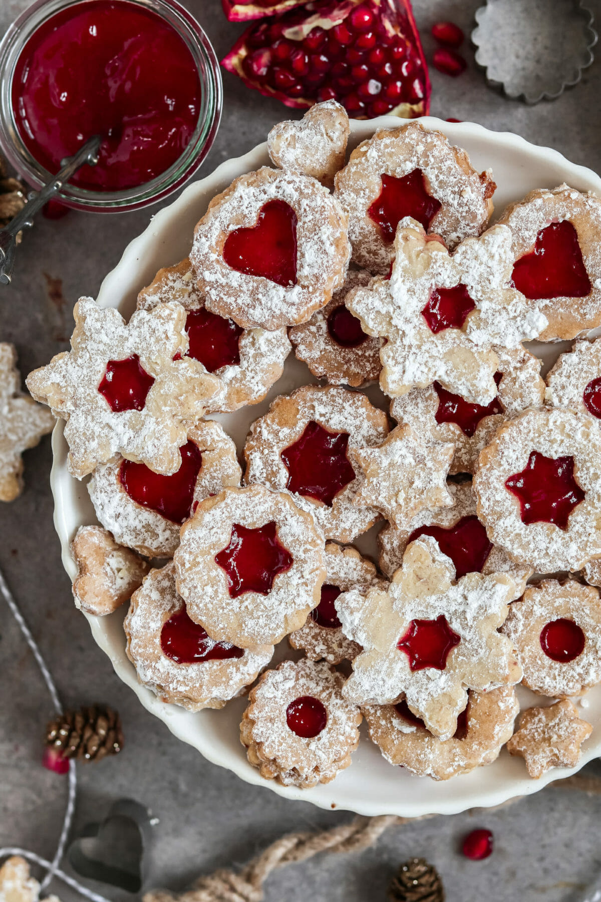Vegane Linzer Plätzchen | Spitzbuben | byanjushka