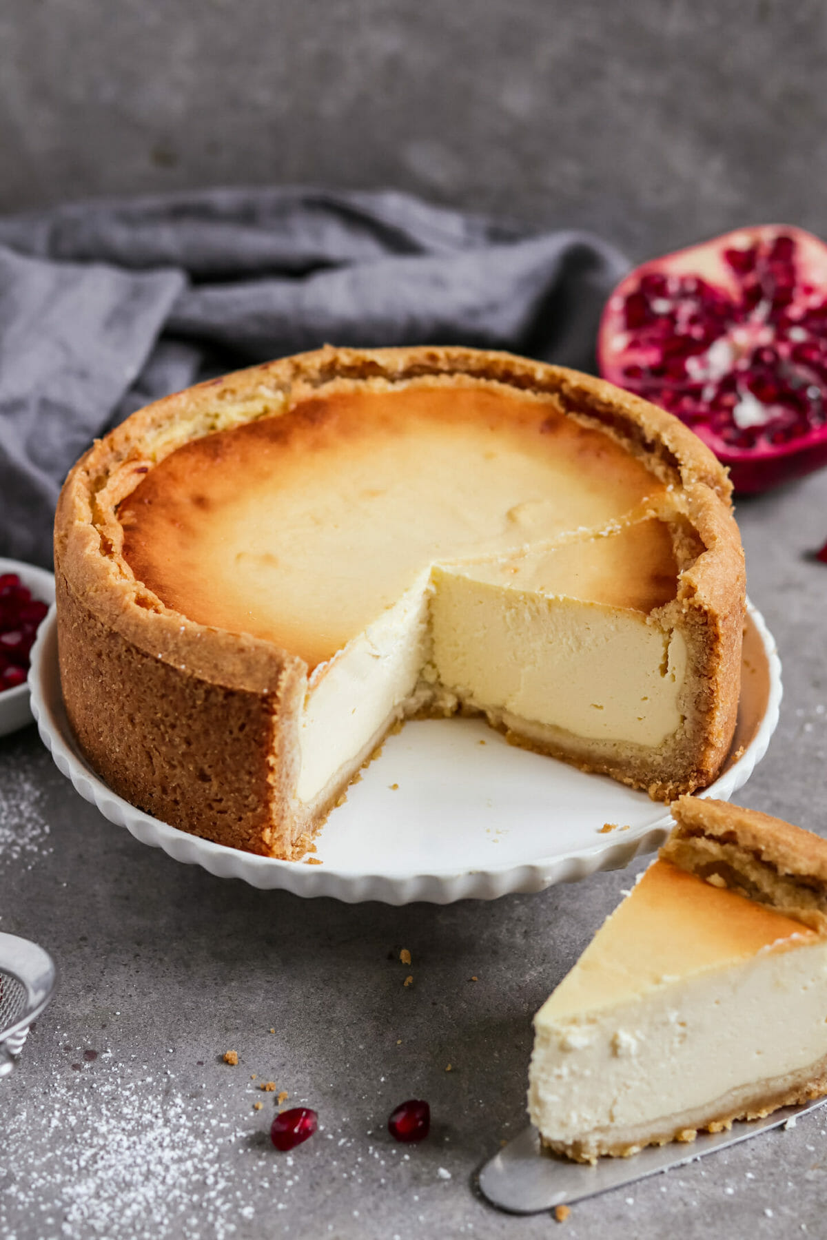 Veganer Käsekuchen | byanjushka