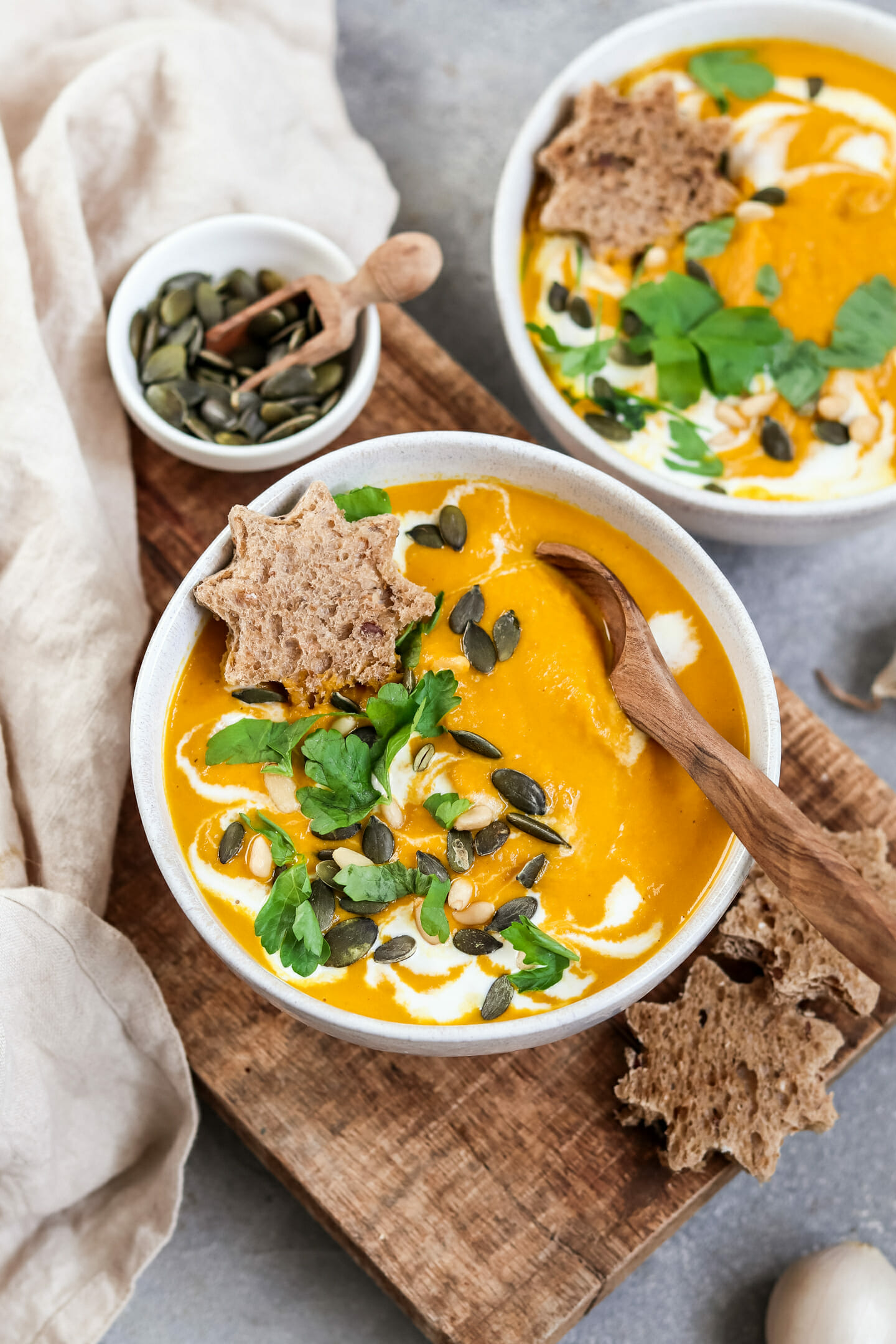 Möhren Ingwer Suppe | Vegan &amp; Einfach | byanjushka