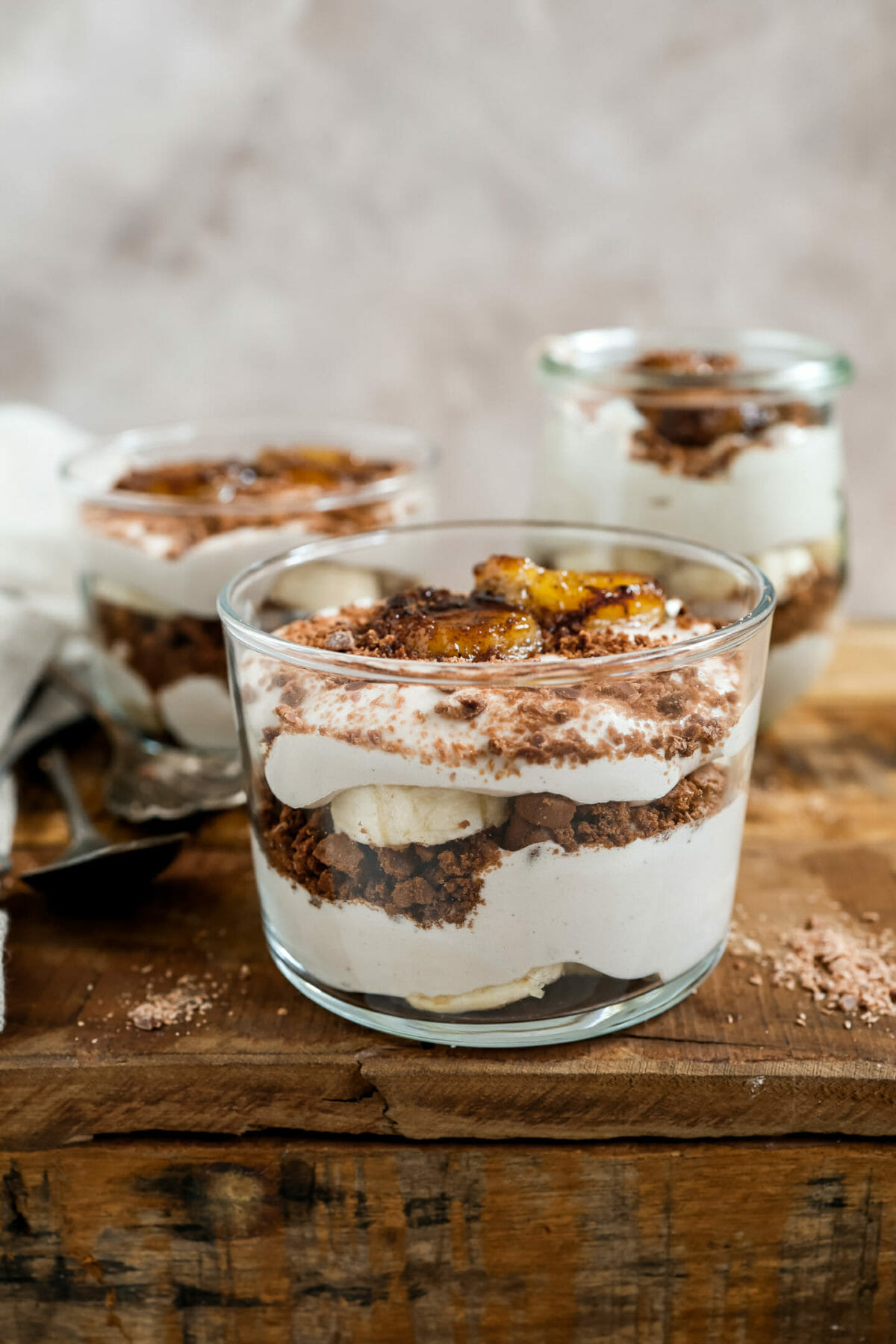 Veganes Bananen Tiramisu | Schnell und Einfach | byanjushka