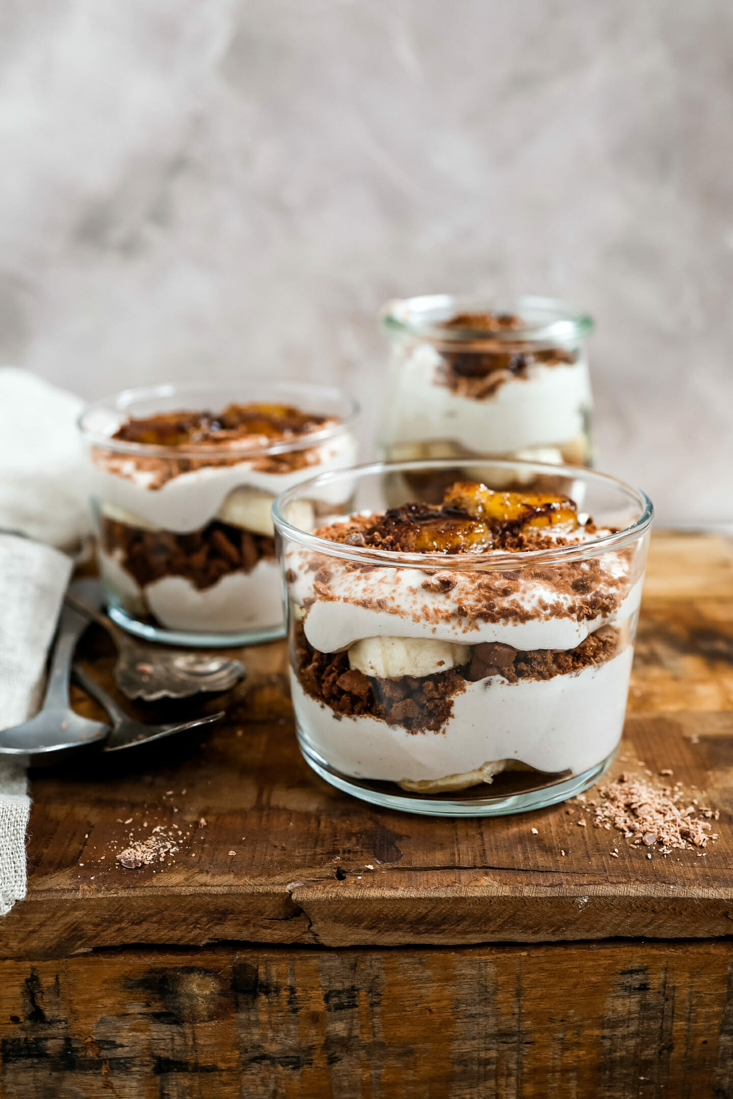 Veganes Bananen Tiramisu | Schnell und Einfach | byanjushka