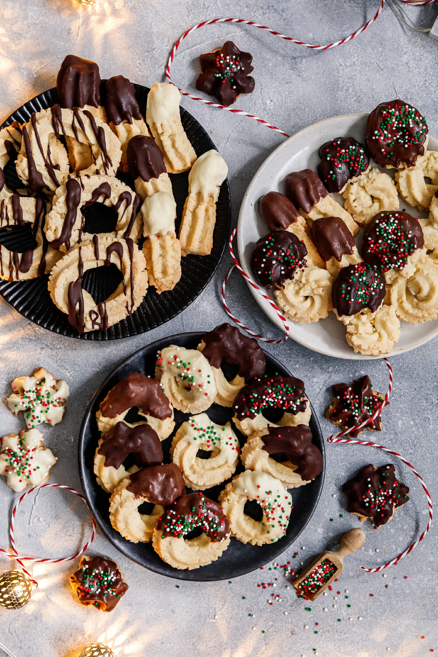 Spritzgebäck mit Mandeln (Vegane Weihnachtsplätzchen) | byanjushka Spritzgebäck mit Mandeln (Vegane Weihnachtsplätzchen) | byanjushka