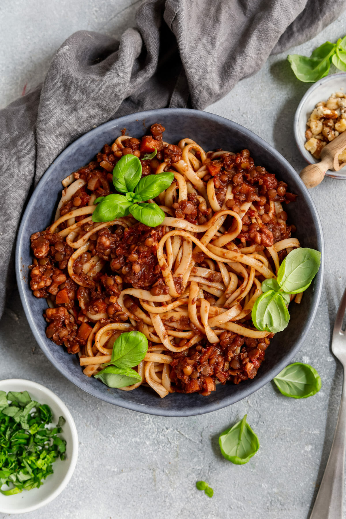 Rote Linsen Bolognese | Vegan & Einfach | Byanjushka