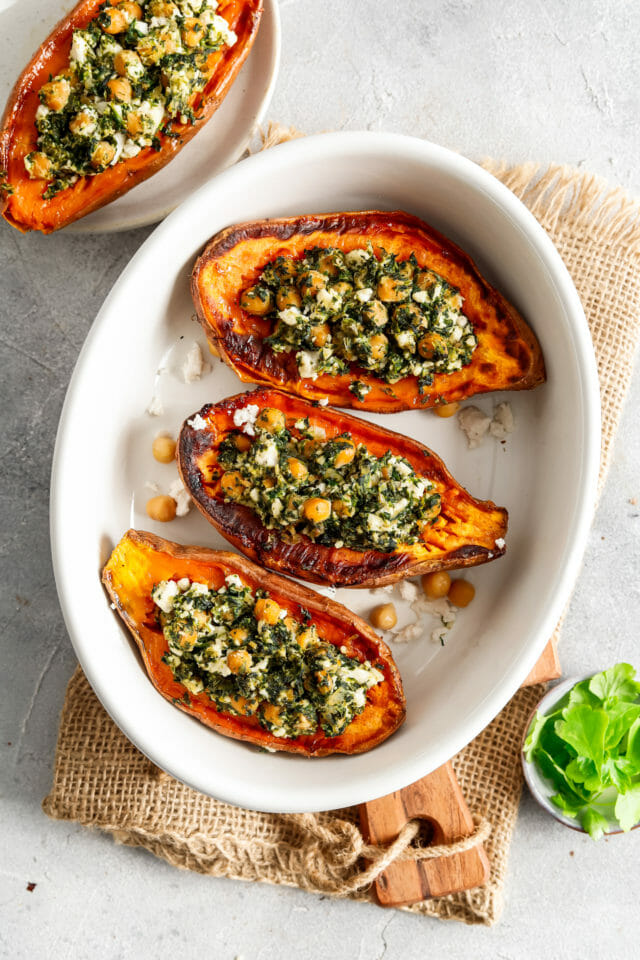 Gefüllte Süßkartoffeln aus dem Ofen | byanjushka