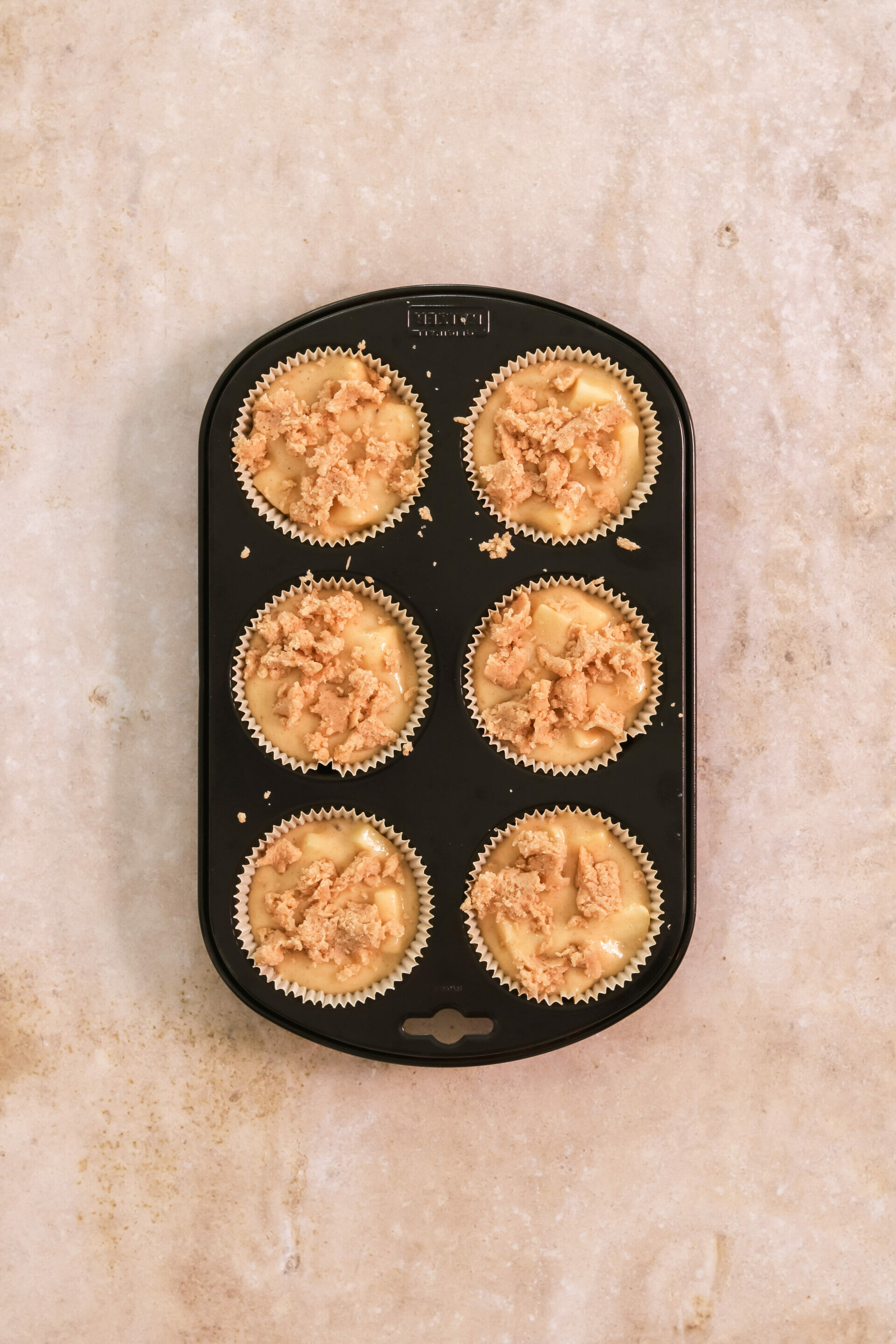 Vegane Apfelmuffins mit Zimt &amp; Streusel | byanjushka