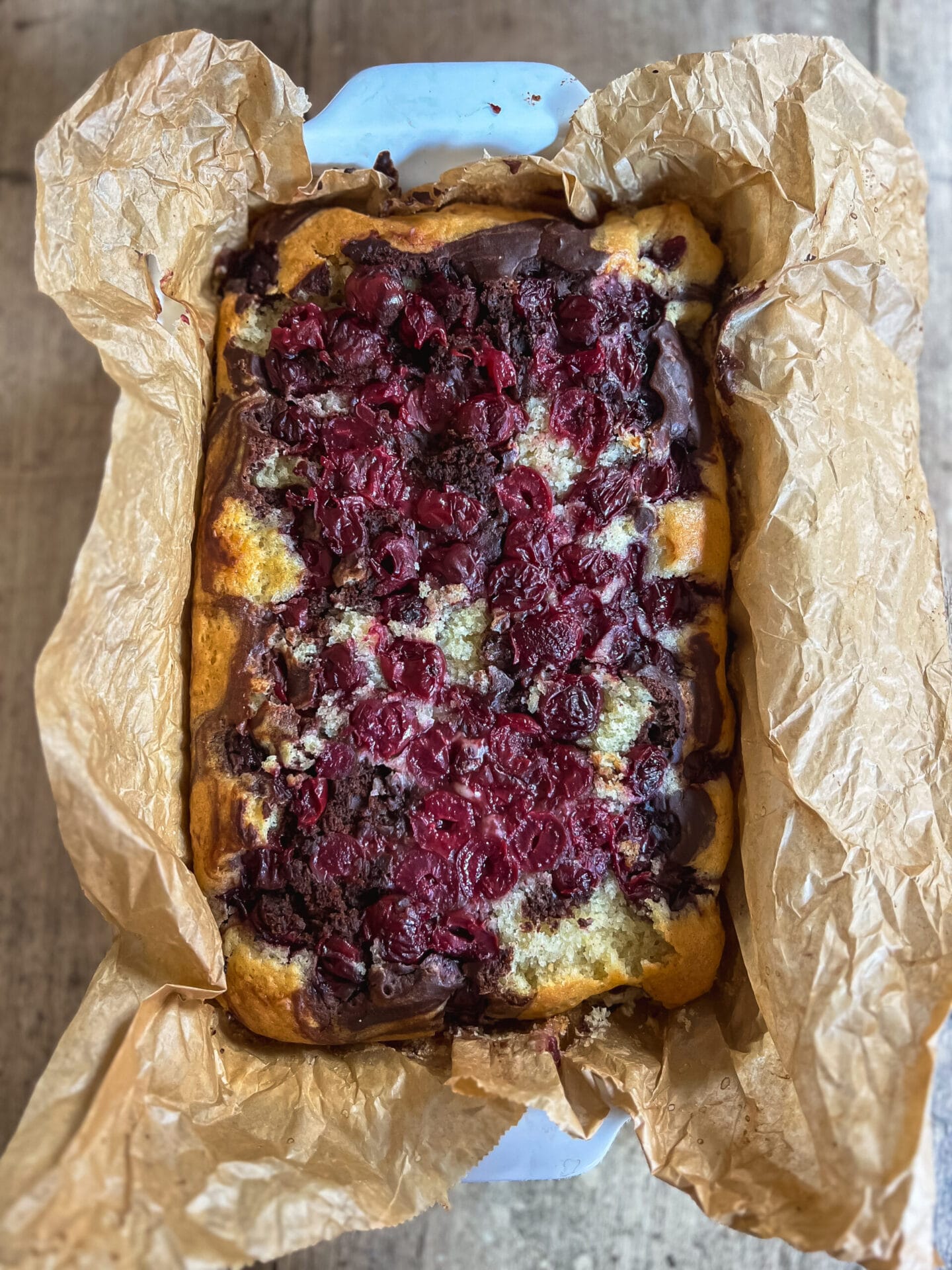 Vegane Donauwelle selber machen: einfaches Kuchen-Rezept mit Kirschen ...
